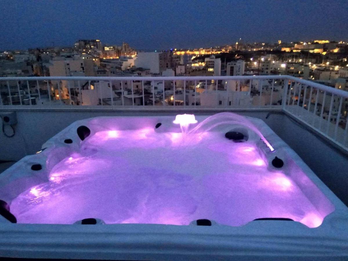 Wonderful Apartments With Shared Jacuzzi And Panorama Rooftop Gzira Eksteriør bilde