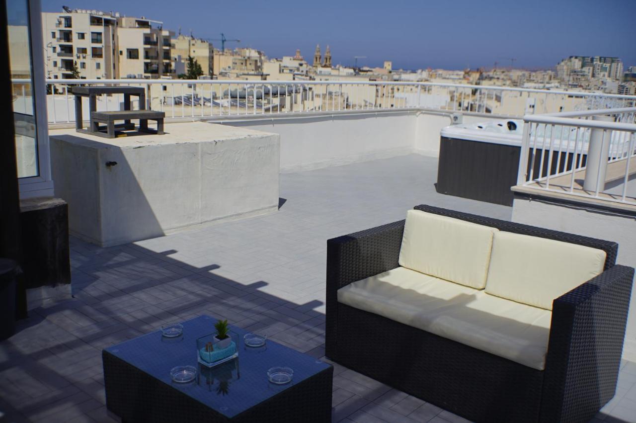 Wonderful Apartments With Shared Jacuzzi And Panorama Rooftop Gzira Eksteriør bilde