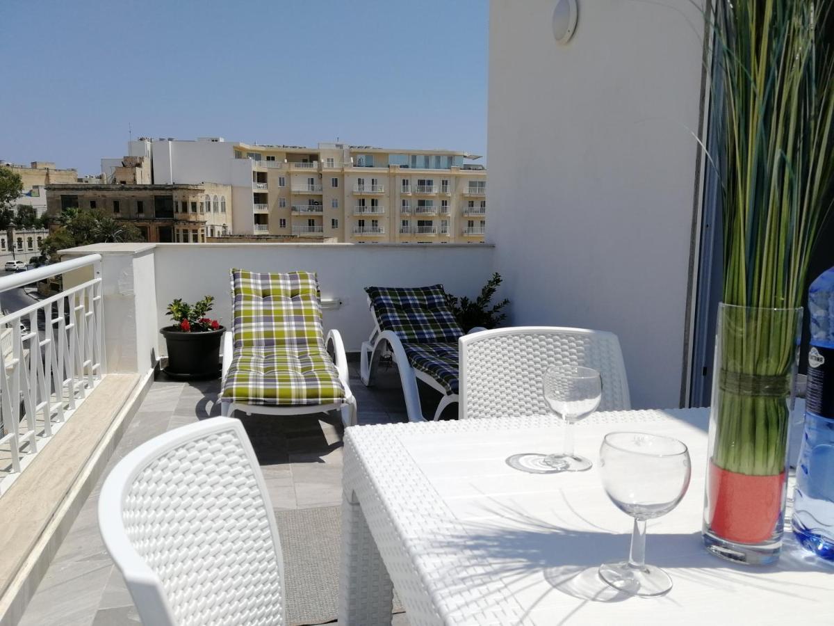 Wonderful Apartments With Shared Jacuzzi And Panorama Rooftop Gzira Eksteriør bilde